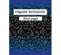 Professional English notebook: Lined Professional Notebook for Work and Study