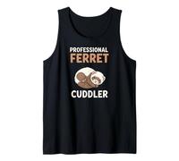 Professional Ferret Cuddler Cute Sleeping Ferret Pet Camiseta sin Mangas