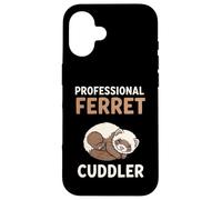 Professional Ferret Cuddler Cute Sleeping Ferret Pet Carcasa para iPhone 16