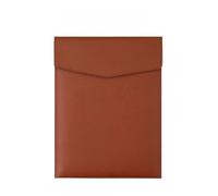 Professional File Folder With Magnetic Button Closure - Letter Size (A4 Compatible) Document Organizer Portfolio Case(Brown)