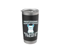 Professional Frenchie Cuddler French Bulldog Vaso térmico de acero inoxidable de doble pared