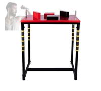 Professional Game Arm Wrestling Machine, Arm Wrestling Muscle Exerciser Equipment, Competition Training Arm Wrestling Table, Includes Padded Elbow Rests(Red)
