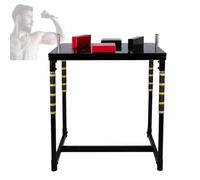 Professional Game Arm Wrestling Machine, Arm Wrestling Muscle Exerciser Equipment, Competition Training Arm Wrestling Table, Includes Padded Elbow Rests(Negro)