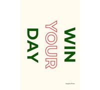 Professional Hardcover Daily Planner WIN YOUR DAY: | Goal Setting, Productivity & Habit Tracker | Time Management Notebook with To-Do List, Priorities & Fitness Log | 6x9 Inches 80 Pages Beige cover
