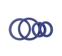 Professional ID 60mm~63mm OD 68mm~83mm Blue Polyurethane UN Oil Seal - Suitable For Motorcycle Engines/Compressors | Sealing(61x71x6mm x5pcs)