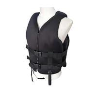 Professional Kayak Vest for Adult Men and Women, High Buoyancy Adjustable Vest with Zipper, Quick-Drying Neoprene Material for Kayaking, Surfing, Sailing, Paddle Boarding, Boating(Black,L)