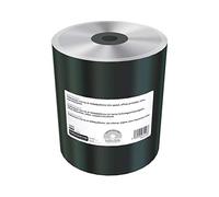 Professional Line - CD-R (700 Mb/80 min, Velocidad de Escritura 52x, imprimible Offset, Color Plateado, sin Imprimir/Blanco, 100 Unidades en Papel de Aluminio)
