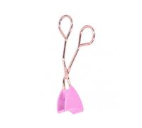 Professional Magnetic Eyelash Applicator Clip - Glue-Free Stainless Steel Tool for Home & Salon Use in Purple Red Color