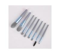 Professional Makeup Brush Set, Premium Synthetic Makeup Brushes for Foundation, Blush, Eye Concealer (A Set of 8 Blue-Grey)