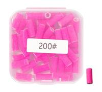 Professional Nails Art - 50 bandas de lijado y 1 broca de mandril para limar uñas pequeñas para uñas acrílicas, manicura de gel