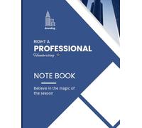 Professional Notebook for Work, School & Daily Writing: Wide Ruled Journal | 151 Pages | Minimalist Blue Cover | Perfect for Office, Students & Personal Use