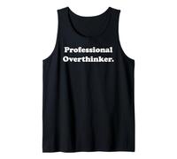 Professional Overthinker Statement Funny Saying Camiseta sin Mangas