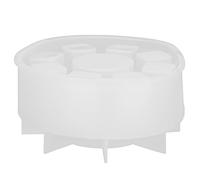 Professional Silicone Lipstick Storage Box Mold DIY Lipstick Holder Craft Accessory For Makeup Organizers Transparent 14cm 1 Pack