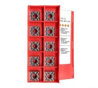 Professional SNMG120408MA Insertos de carburo para fresado y torneado para acero, 10 piezas para trabajos de precisión