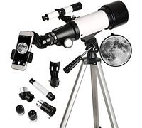 Professional Telescope for Adult Kids Beginners, 70Mm Aperture 400Mm Telescope, High Magnification Stargazing Portable Travel Telescope with Carry Bag, Tripod. WOWCSXWC
