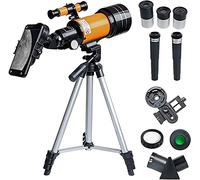 Professional Telescope for Kids Astronomy Beginners Adults-150X Refractive Astronomical Telescope with Tripod/Phone Adapter/Finder Scope and Moon Filt YangRy