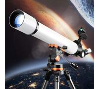 Professional Telescopes, Astronomy Refractor Telescope Mount for Adults Kids and Beginners, High Magnification Stargazing Portable Travel Telescope with Carry Bag, Tripod WOWCSXWC