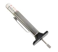 Professional Tire Track Depth Gauge - Precise Measurement Feature, 3 Inch External Testing Device, Weatherproof Rain Snow Component, Durable Silver Metal Fastener | Utility Tool For 25mm & 32nds