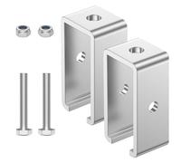 Professional Trolley Track Hanger, High Load Rail Bracket, 1-5 Inch Efficient with Nut Mounted Fasteners, Industrial Grade Zinc Plating, Structural Support for Warehouse and Commercial Ceilings