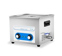 Professional Ultrasonic Cleaner Machine, 10L Jewelry Parts Cleaner with Heater And Timer, 40kHz SUS 304 Stainless Steel Tank, for Watch Glasses Diamond