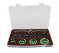 Professional Watch Back Case Opener, Wristwatch Case Opener Tool with 8 Interchangeable Dies, Non - Slip Handle for Battery Replacement and Watch Maintenance, Compatible with 20mm