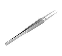 Professional Welding Repair Tweezers Fine Tip Stainless Steel Non Slip Tweezers for Electronic Mainboard Maintenance PCB Welding and Phone Repair (Straight Head)
