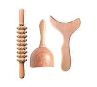 Professional Wood Therapy Massage Tools 3-in-1 Maderoterapia Kit Wooden Massager Lymphatic Drainage Massager