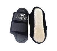 Professional's Choice Equine Competitor - Botas de férula de pierna delantera, par (tamaño universal, negro)