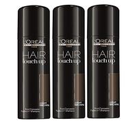 Professionnel - Spray de tinte para el cabello L‘Oréal Hair Touch Up, castaño claro, set 3 x 75 ml