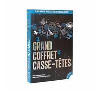 Professor PUZZLE - Juego de 100 desafíos de Nivel fácil a más Complejo-4 Metal-2 Rompecabezas de Madera-1 Tangram-30 Alumettes-100 Cartas desafíos, PP12276