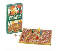 Professor PUZZLE - Juego de mesa de serpientes y escaleras - Juego de fantasía familiar para 4 jugadores, a partir de 6 años