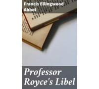 Professor Royces Libel (ebook)