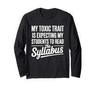 Professor Saying Toxic Trait Student Read The Syllabus Manga Larga