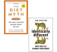 Professor Tim Spector Collection 2 Books Set (The Diet Myth & Identically Different)