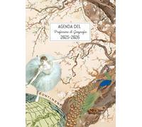 Professore di Geografia: Agenda settimanale e mensile, con registro di classe, A4