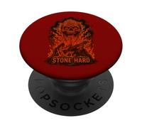 Profeta Cráneo de Lava en erupción de un volcán lleno de muerte PopSockets PopGrip Adhesivo