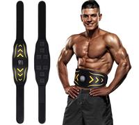 Profey Electroestimulador Muscular, EMS Estimulador Muscula con 10 Modos Y 30 Intensidades, Abdominales Electroestimulacion, Indicador del Consumo De CaloríAs, Estimulador Muscular Recargable