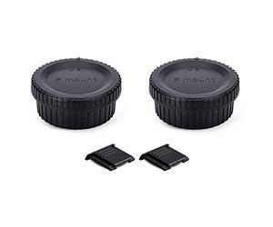PROfezzion 2 Montura F Tapa Cuerpo Cámara + Tapa Trasera Lente Objetivo para Nikon D3500 D3400 D3300 D3200 D5100 D5200 D5300 D5500 D5600 D7000 D7100 D7200 D7500 D850 D810 D780 D750 D610 D500 y más