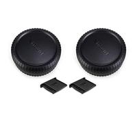 PROfezzion 2 Montura X Tapa Cuerpo Cámara + Tapa Trasera Lente Objetivo para Fuji Fujifilm X-T5 X-T4 X-T3 X-T2 X-T1 X-S20 X-S10 X-T50 X-T30 X-T20 X-T200 X-M5 X-A7 X-PRO3 PRO2 X-E5 X-E4 X-E3 y más