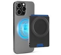 PROfezzion Cartera Magnética Doble Cara, Portatarjetas Antideslizante 2 Tarjetas - Compatible MagSafe iPhone 16/15/14/13/12 Pro MAX Plus y Fundas MagSafe (0.3") - Negro