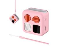 PROfezzion Funda de Silicona Yoto Mini, Funda Protectora para Yoto Mini Kids Audio y Reproductor de Música, Funda Antideslizante (Rosa)