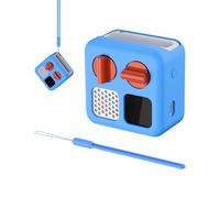 PROfezzion Funda de Silicona Yoto Mini, Funda Protectora para Yoto Mini Kids Audio y Reproductor de Música, Funda Antideslizante (Azul)