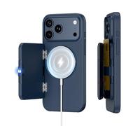 PROfezzion Funda Tipo Cartera para iPhone 17 Pro MAX con 3 Tarjetas MagSafe, imanes de Triple Cara, Bloqueo RFID, Carga inalámbrica, Soporte, protección contra caídas, Protector magnético Resistente
