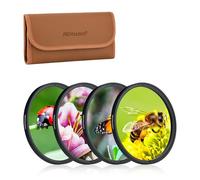 PROfezzion Kit de Filtros de Macro 77mm para Fotografía Macro para Canon EOS 6D 6DII 5D IV III con Objetivo Kit EF 24-105mm o 24-70mm f4L, para Nikon D750 D780 con Objetivo Kit AF-S 24-120mm f4G y más