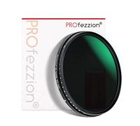 PROfezzion ND Filtro 62mm Variable ND2-2000 Filtro de Densidad Neutra para Nikon Nikkor Z 35mm f1.8 S, Z 50mm F1.4, Sony E 10-18mm f4 OSS, Fuji Fujifilm XF 23mm f1.4 R Objetivo y más Objetivos 62mm