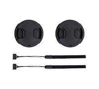 PROfezzion Pack de 2 Lens Cap 46 mm Tapas de Tapa de Lente Frontal para Nikon Z50 Z FC con Z DX 16-50 mm f / 3.5-6.3, Panasonic G7 con Kit de Lente Lumix 14-42 mm f / 3.5-5.6 II