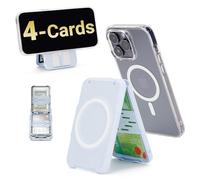 PROfezzion para Cartera Magsafe Doble Cara, Tarjetero Cartera Magnetica para 4 Tarjetas con Bloqueo RFID Compatible con iPhone 17 16 15 14 13 12 Pro MAX y Todos los Teléfonos Móviles