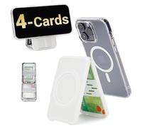 PROfezzion para Cartera Magsafe Doble Cara, Tarjetero Cartera Magnetica para 4 Tarjetas con Bloqueo RFID Compatible con iPhone 17 16 15 14 13 12 Pro MAX y Todos los Teléfonos Móviles