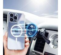 PROfezzion Soporte Metálico Movil Coche para Magsafe, Soporte Magnetico para Ventilación Aire de Coche, Rejilla del Aire Compatible con iPhone 17 16 15 14 13 12 Pro MAX y Todos los Teléfonos