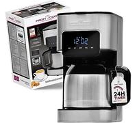 Profi Cook PC-KA 1191 - Cafetera automática, función electrónica de selección de aroma, control táctil, termo de acero inoxidable (doble pared)